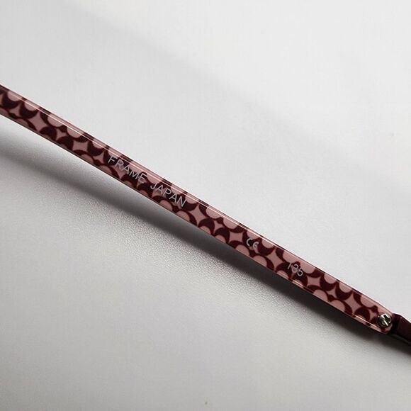 Coach Adrianne Matte Bordeaux Prescription Glasses Frames, Case, & CleaningCloth - Picture 9 of 9